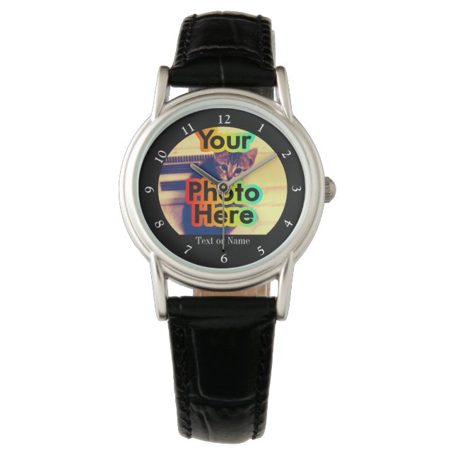 Custom Photo Women's Watch with Picture (Front)