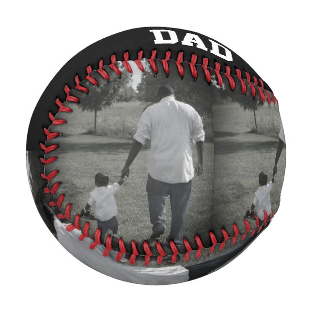 Custom Photo World’s Number One Dad Father’s Day Baseball (Back Right)