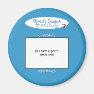 Custom Photo! Worlds Greatest Bashkir Curly Magnet