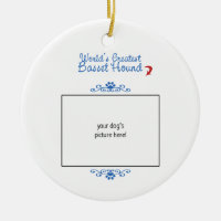 Custom Photo! Worlds Greatest Basset Hound