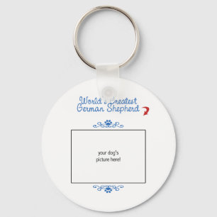 Custom Photo! Worlds Greatest German Shepherd Key Ring