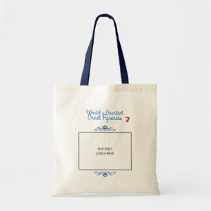 Custom Photo! Worlds Greatest Great Pyrenees Tote Bag