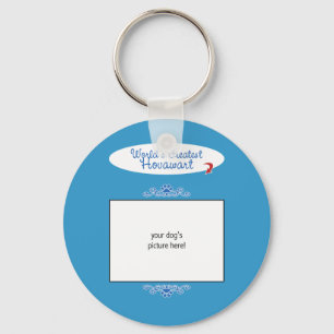 Custom Photo! Worlds Greatest Hovawart Key Ring