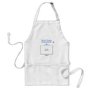 Custom Photo! Worlds Greatest Sheepadoodle Standard Apron