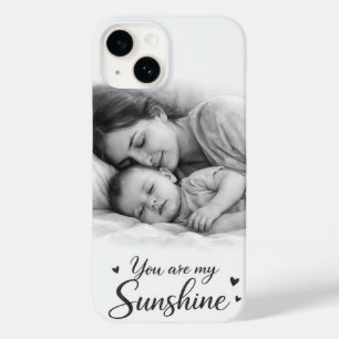 Custom Photo You Are My Sunshine Minimalist Phone Case-Mate iPhone 14 Case