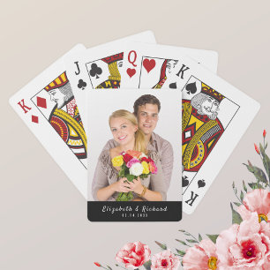 Custom Photo Your Name Playing Cards