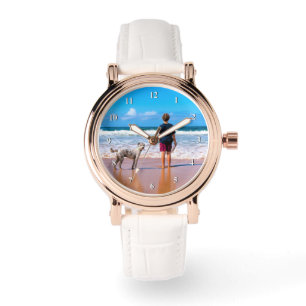 Custom Photo - Your Own Design - I Love My Pet Watch