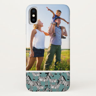 Custom Photo Zebra Pattern Case-Mate iPhone Case