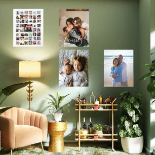 Custom Photograph Collage Family