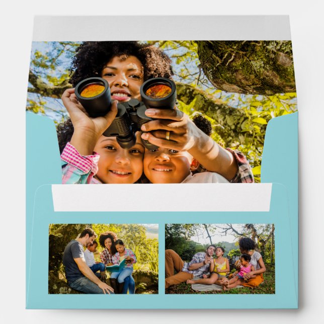 Custom Photographs, Texts & Colours Envelope (Back (Bottom))