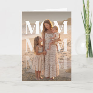 Custom PhotoPop Mum Card