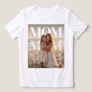 Custom PhotoPop Mum Tri-Blend Shirt