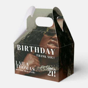 Custom Photos Birthday Party Magazine Cover Favour Box