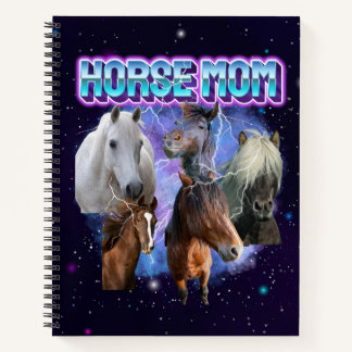 Custom Photos Bootleg Rap 90's Horse Mum Notebook
