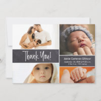Custom Photos Chalkboard Birth Date Baby Shower