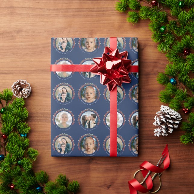 Custom Photos Christmas Wrapping Wrapping Paper (Holiday Gift)
