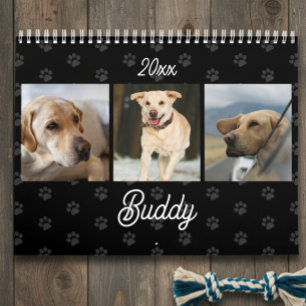 Custom Photos Modern Pet Lovers Dog Calendar