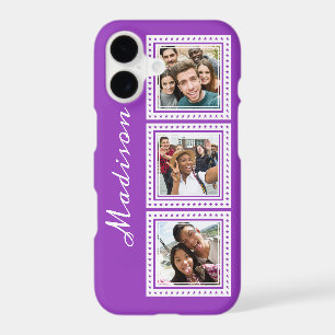 Custom photos, name & colour phone cases