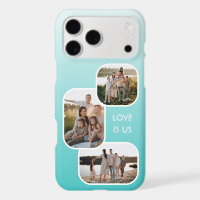 Custom Photos On Ombre Light Mint Pastel Green