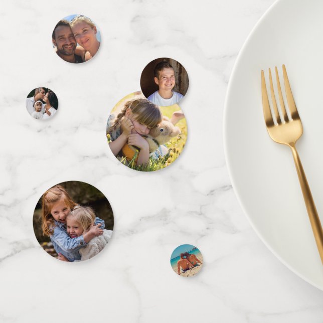 Custom Photos unique Confetti (Group)