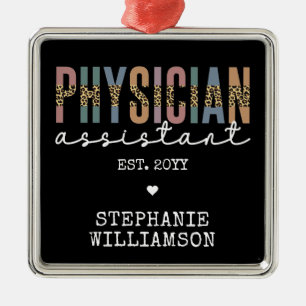 Custom Physician Assistant Physician Associate PA  Metal Tree Decoration