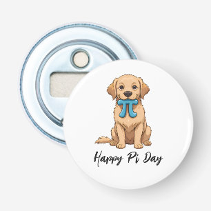 Custom Pi Day Dog With Pi Symbol   Happy Pi Day Bottle Opener