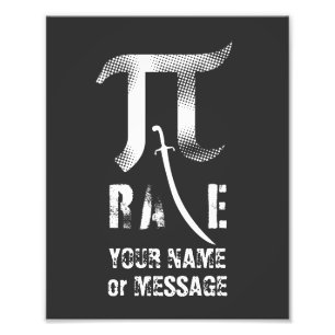 Custom Pi Day Pi Rate Poster