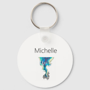 Custom piano keys tote bag for teacher and student key ring