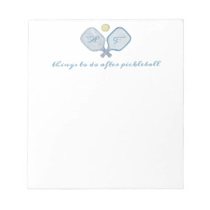 Custom Pickle ball Notepad