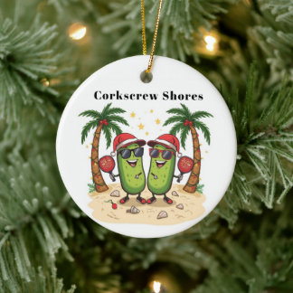 Custom Pickleball Holiday Ornament to Personalise