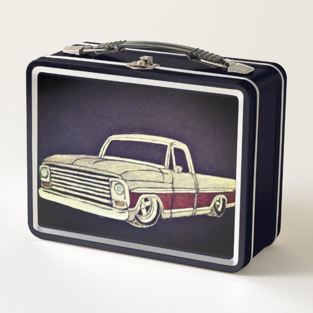 Custom Pickup Truck Lunchbox (Front)
