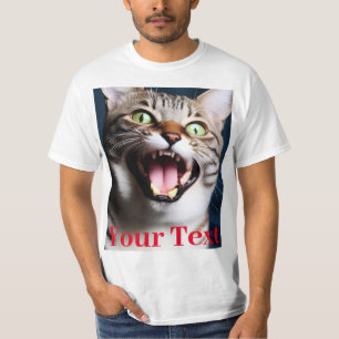 Custom Picture And Custom Text T-Shirt