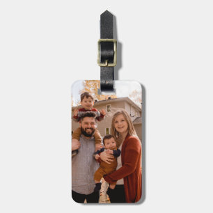 Custom Picture Double Sided Photo Create Your Own Luggage Tag