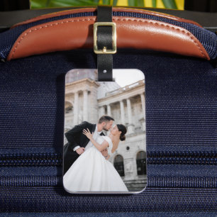 Custom Picture Double Sided Photo Create Your Own Luggage Tag