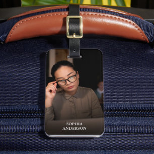 Custom Picture Double Sided Photo Create Your Own Luggage Tag