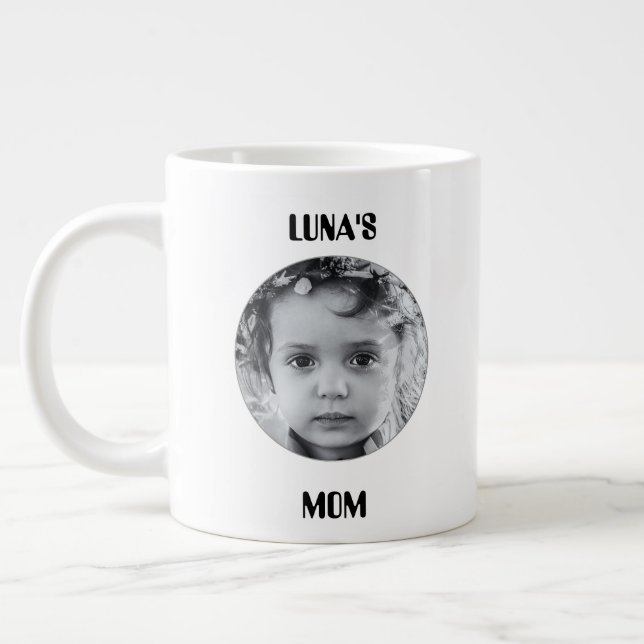 Custom Picture & Name Coffee Mug (Left)