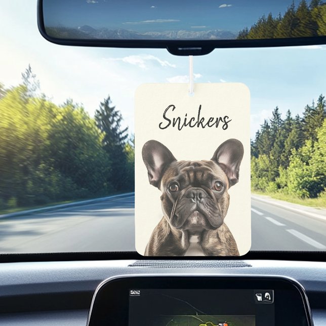 Custom Picture Pet Dog Cat Personalised name Car Air Freshener (Creator Uploaded)