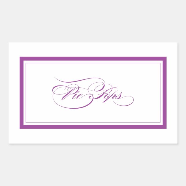 Custom_Pie Pops Rectangular Sticker (Front)