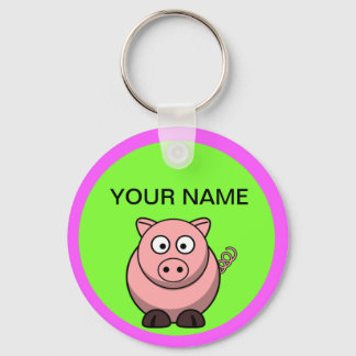 Custom Pig Keyring