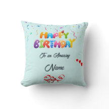 Custom Pillow Gift for Birthday Celebrations