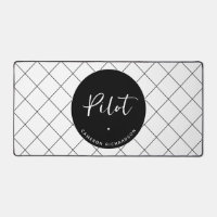 Custom Pilot Aviation School Graduation Elegant