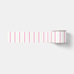 Custom Pink and Green Ribbon Grosgrain Ribbon