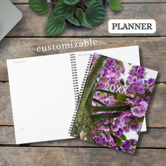 Custom Pink Blooming Tree Crown Photo - Planner (Creator Uploaded)
