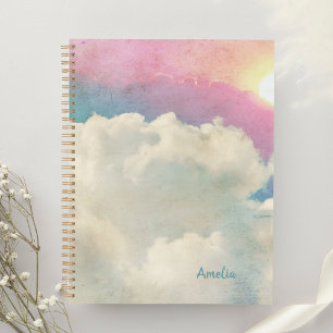 Custom Pink Clouds Manifestation Planner