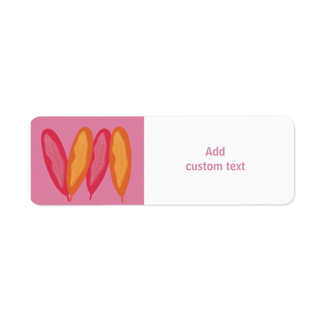 custom pink colourful with feathers     (Front)