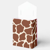 Custom Pink Giraffe Wedding Favour Boxes (Opened)