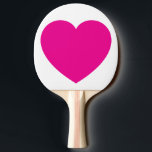 Custom Pink Heart Ping Pong Ball – Romantic Table  Paddle<br><div class="desc">Serve love with every shot using this custom ping pong ball featuring a vibrant pink heart printed on a classic white surface. Whether you're playing for fun or gifting a sporty keepsake, this ball adds a playful and affectionate touch to your game. Designed for standard table tennis play, it’s perfect...</div>