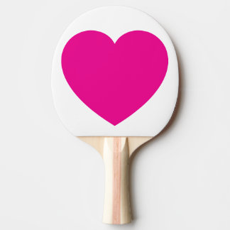 Custom Pink Heart Ping Pong Ball – Romantic Table Paddle