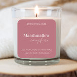 Custom Pink & Red Candle Label Sticker<br><div class="desc">Elevate your candle packaging with this charming custom label sticker in pink and red hues. Perfect for branding or gifting,  this design adds a touch of elegance and warmth to your candle products. Ideal for weddings,  special events,  or personal use,  it ensures a memorable impression.</div>