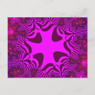 Custom Pink Rose Cross Postcard